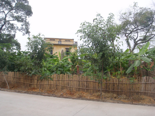 House with a fence.